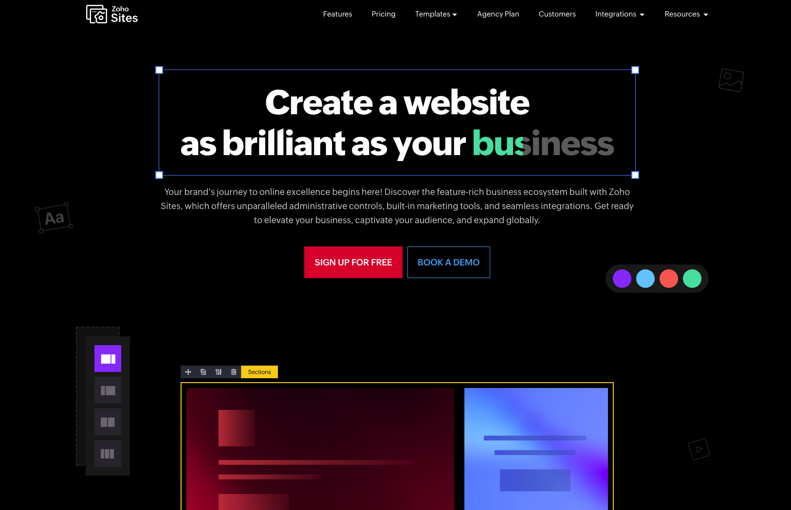 Zoho Sites