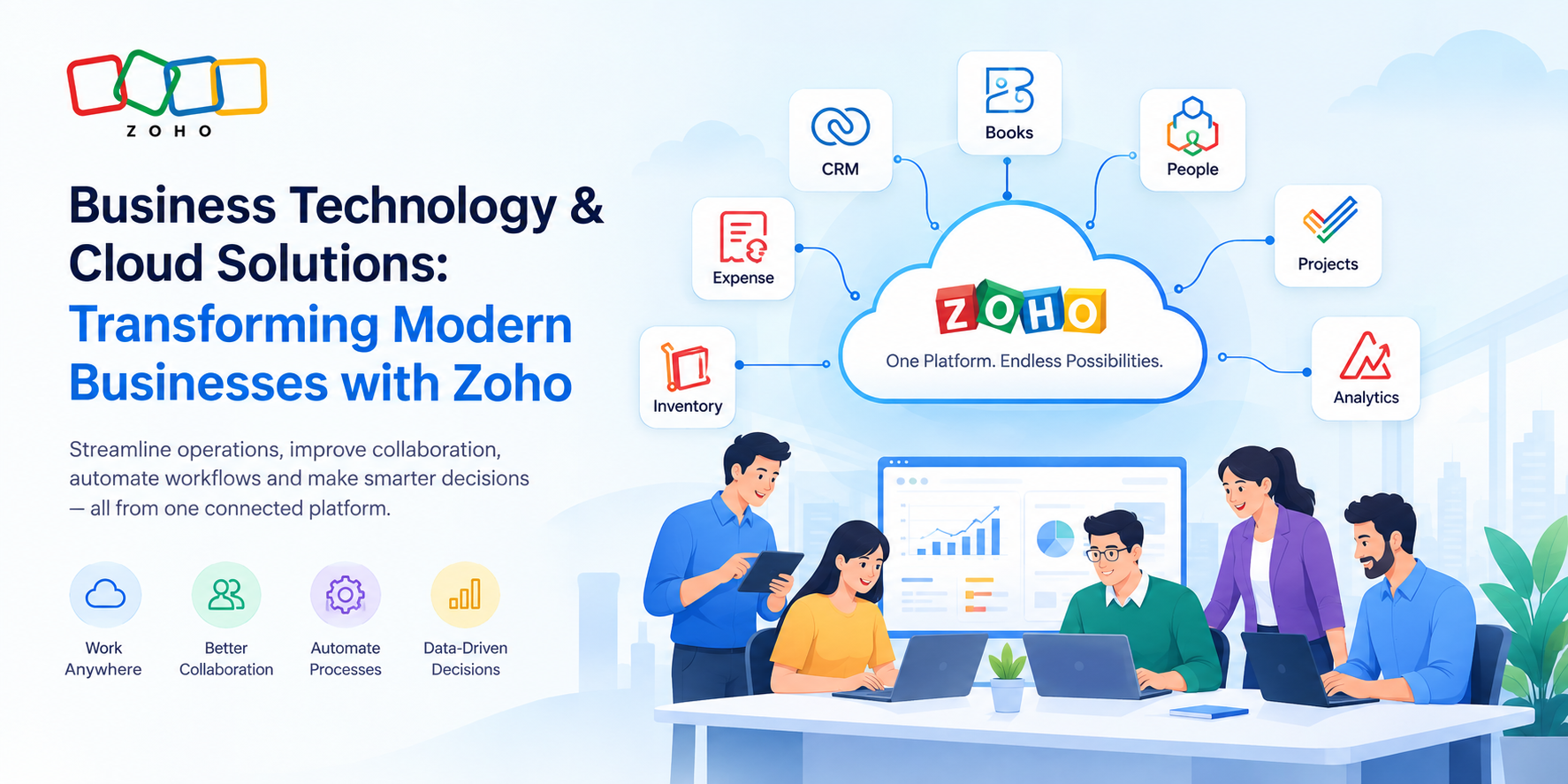 Business Technology & Cloud Solutions: Transforming Modern Businesses with Zoho